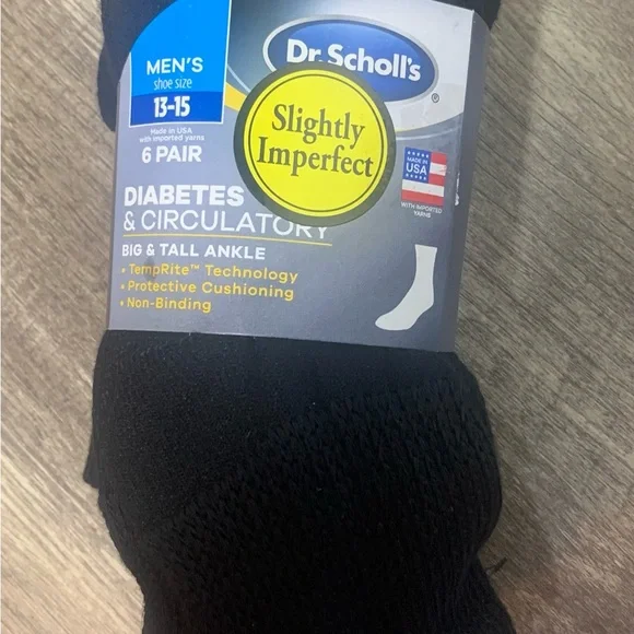 Scholl's Underwear Socks Dr Scholls Black Casual Socks